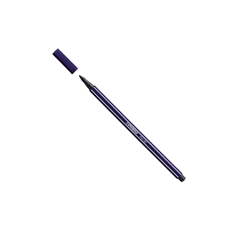 Pennarello Pen 68 - blu di prussia 22 - Stabilo
