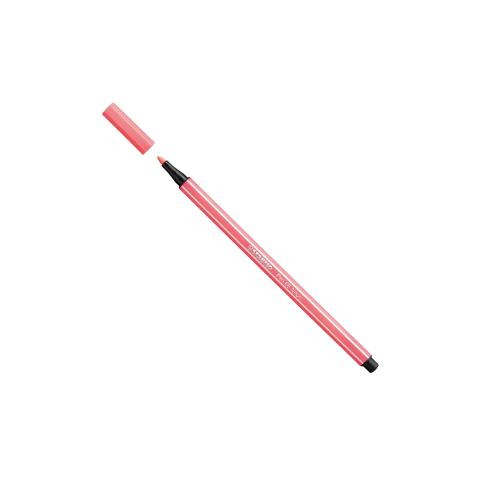 Pennarello Pen 68 - rosso neon 040 - Stabilo