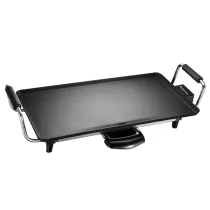 Piastra antiaderente Atena - 43 x 23 cm - 2000 W - nero - Melchioni family