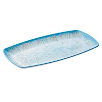 Piatto rettangolare Linea Oceano - 35,5 x 19 x 2,5 cm - melamina - Leone