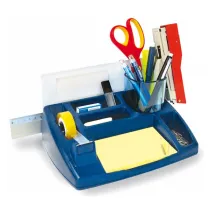 Portacancelleria Oliver - 25 x 21 x 10 cm - blu - Arda