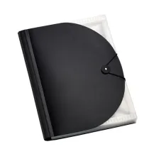 Portadocumenti a soffietto Plastidea - 13 tasche - A4 - PP - nero - Iternet