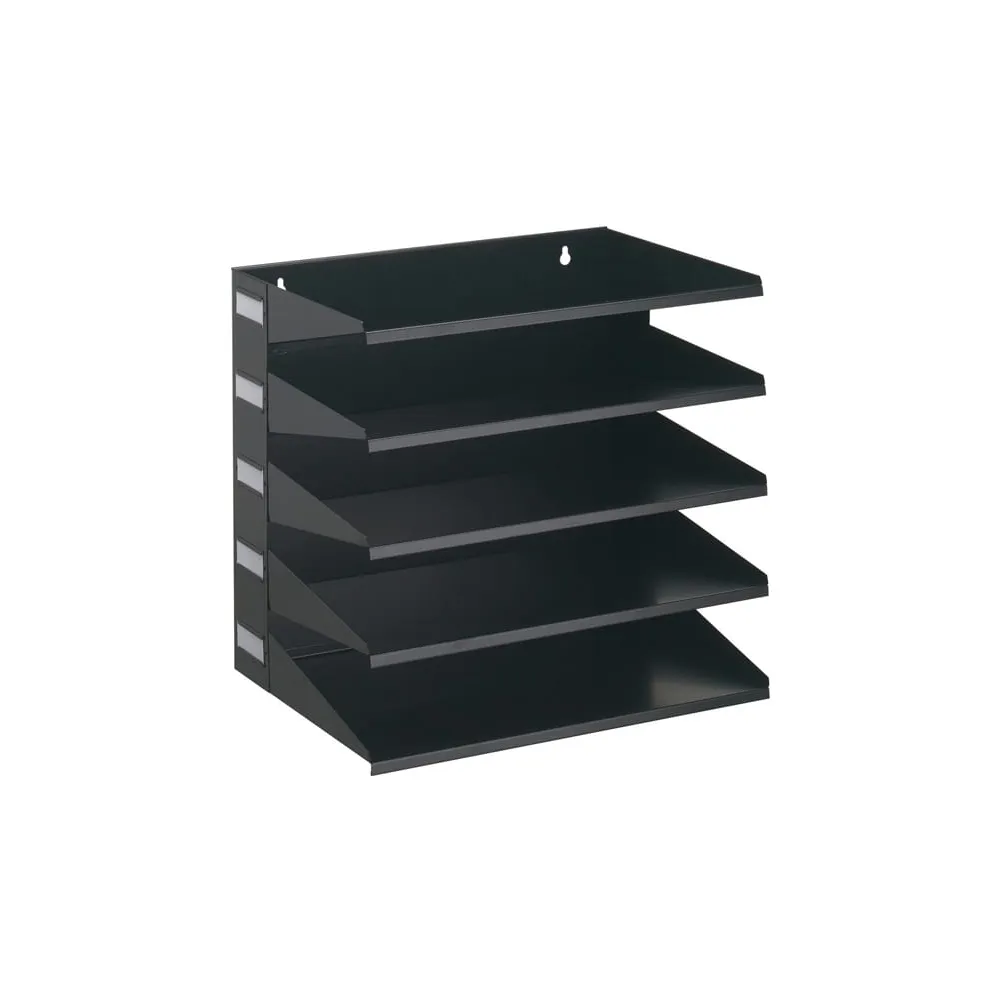 Portadocumenti Sorter Rack - 33 x 36 x 25 cm - 5 scomparti - nero - Durable