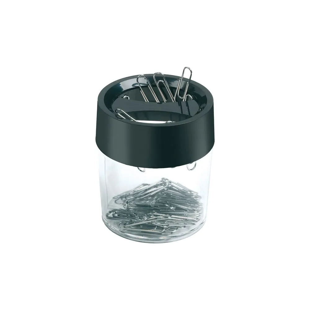 Portafermagli calamitato - 5,8 x 6,8 cm - nero