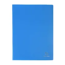 Portalistini Opak - PP - 24 x 32 cm - 20 buste - azzurro - Exacompta