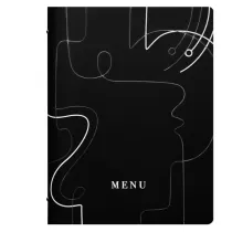 PortamenÃ¹ linea Linee - A4 - 24,6x31,6 cm - nero - Stilcasa