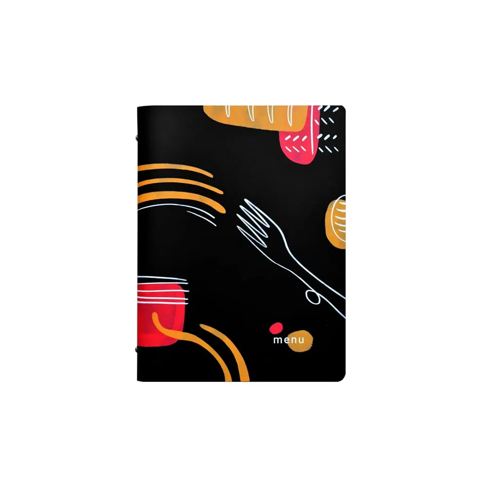 PortamenÃ¹ linea Spaghetti -  A4 - 24,6x31,6 cm - nero - Stilcasa