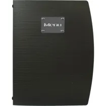 PortamenÃ¹ Rio - 1 inserto doppio incluso - A4 - 24 x 34 cm - nero - Securit