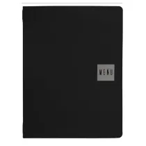 PortamenÃ¹ Talk - 3 inserti doppi inclusi - A4 - 24,3 x 31,6 cm - nero - Stilcasa