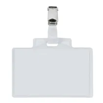 Portanome Pass 3E - clip in metallo - 9,5 x 6 cm - PVC - Sei Rota - conf. 10 pezzi