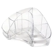 Portapenne Multipot Classic - 14 x 20 x 9 cm - trasparente - Arda