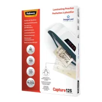 Pouches Capture125 - A5 - 154x216 mm - 2x125 micron - Fellowes - scatola 100 pezzi