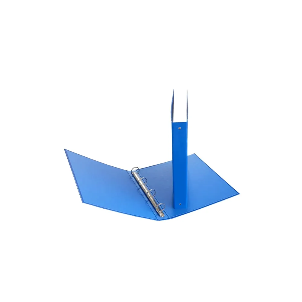 Raccoglitore - 22 x 30 cm - 4 anelli tondi 30 mm - dorso 4 cm - azzurro - Starline