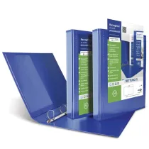 Raccoglitore personalizzabile Nettuno Ti - 22 x 30 cm - 4 anelli a D 30 mm - dorso 3,5 cm - blu - Sei Rota