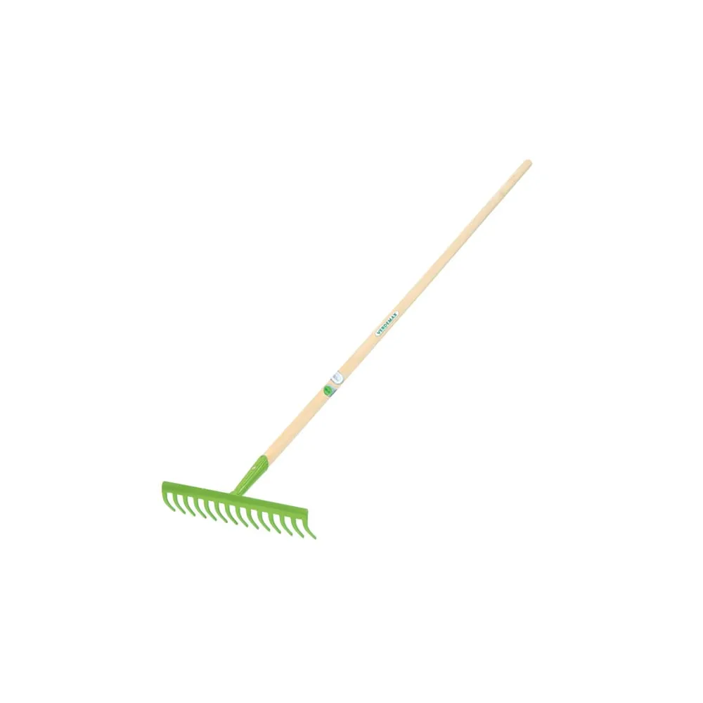 Rastrello 14 denti -  manico 130 cm - Verdemax