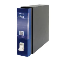 Registratore Dox 2 - dorso 8 cm - protocollo 23 x 34 cm - blu - Esselte Dox