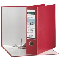 Registratore Leitz 180Â° G65 - dorso 8 cm - protocollo 23 x 33 cm - rosso - Leitz