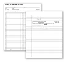 Registro verbali assemblee condominiali - 80 pagine - 31 x 24,5 cm - DU136400000 - Data Ufficio