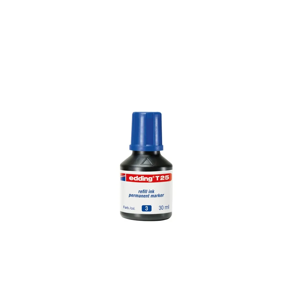 Ricarica Inchiostro marcatore permanente T25 - 30ml - blu - Edding