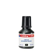 Ricarica Inchiostro marcatore permanente T25 - 30ml - nero - Edding
