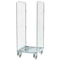 Roll container - 2 sponde laterali - con cinghia - 70 x 80 x 179 cm - Tecnotelai