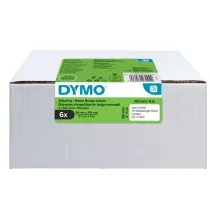 Rotolo 220 etichette LW 2093092 - 54 x 101 mm - carta - spedizione/badge - bianco - Dymo - value pack 6 pezzi