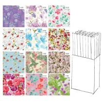 Rotolo carta regalo Fiori - 2 x 0,70 m - Rex Sadoch