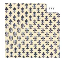 Rotolo Cartarivesto Rex 58 - lavabile - 50 x 500 cm - giglio blu - Rex Sadoch