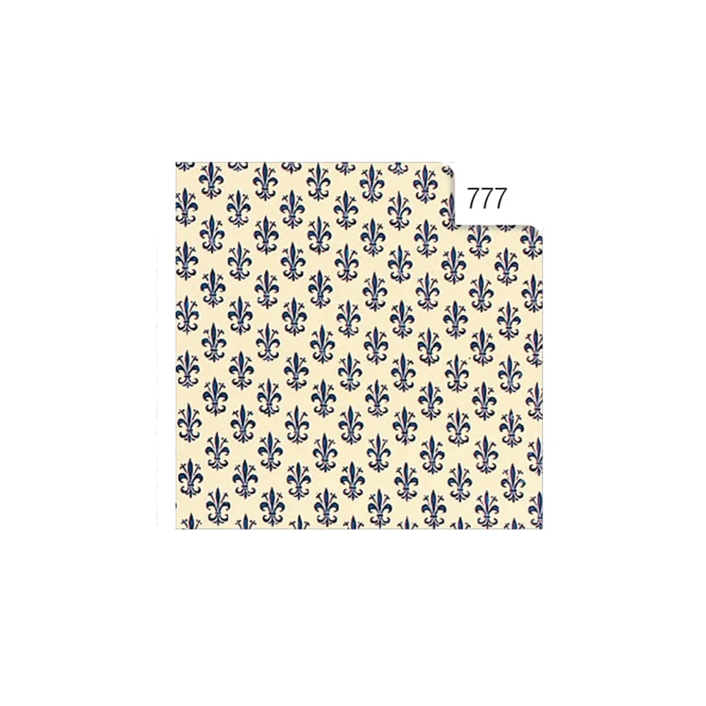 Rotolo Cartarivesto Rex 58 - lavabile - 50 x 500 cm - giglio blu - Rex Sadoch