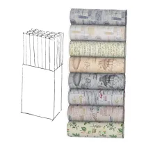 Rotolo ecocarta regalo RetrÃ² - 2 x 0,70 m - Rex Sadoch