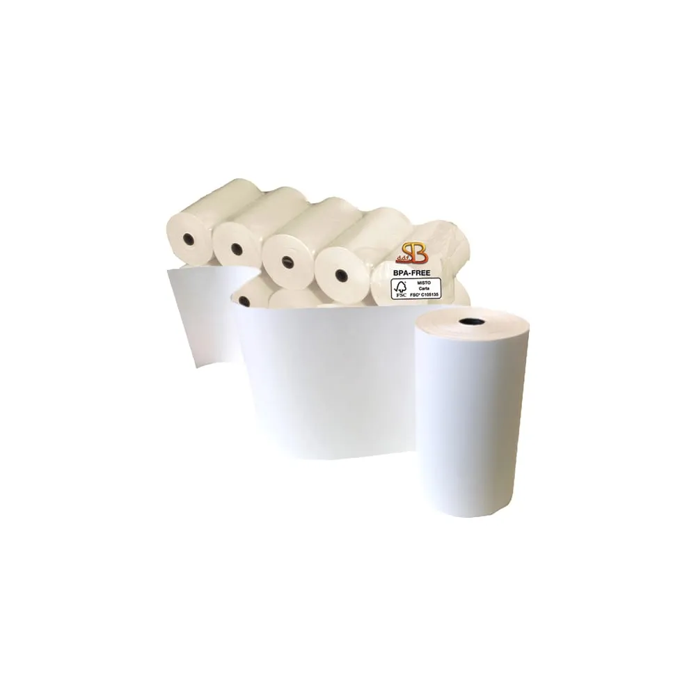 Rotolo per calcolatrice e stampante - 110 mm x 30 m - 55 gr - diametro esterno 49 mm - anima 12 mm - carta termica BPA free - S