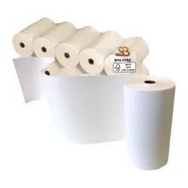 Rotolo per calcolatrice e stampante - 60 mm x 25 m - 55 gr - diametro esterno 45 mm - anima 12 mm - carta termica BPA free - Sa