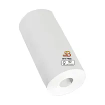 Rotolo per POS - 57 mm x 8,5 m - 48 gr - diametro esterno 25 mm - senza anima - carta termica BPA free - Sabacart - blister 12 