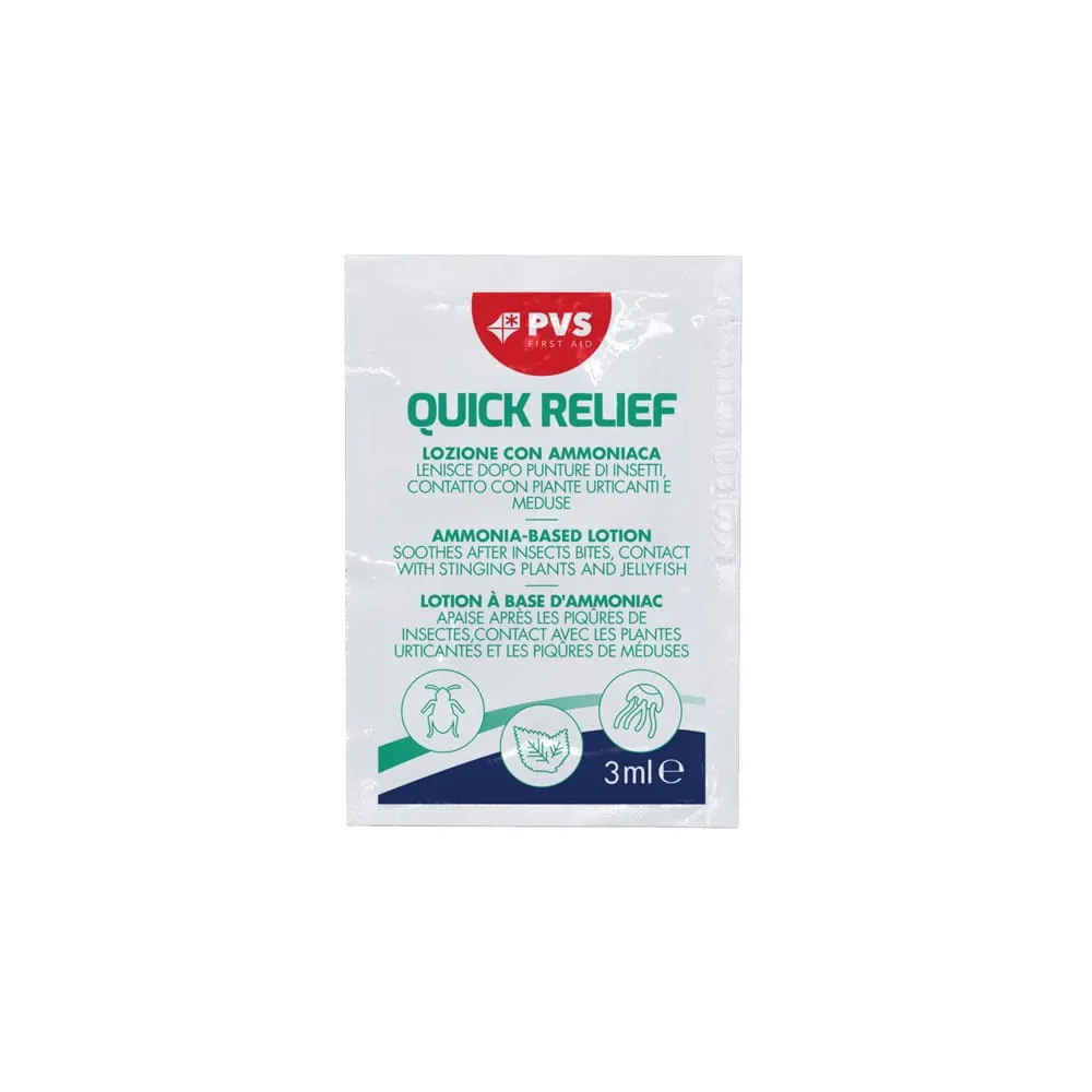 Salviette dopopuntura Quick Relief - in bustine da 3ml cad - PVS - conf. 10 pezzi