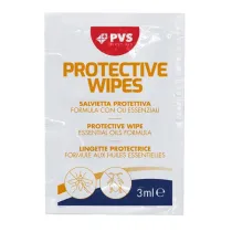 Salviette impregnate di repellente anti zanzara - in bustine da 3ml cad - PVS - conf. 10 pezzi