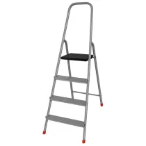 Scala domestica Stella Basic - 3 gradini - alluminio - Marchetti