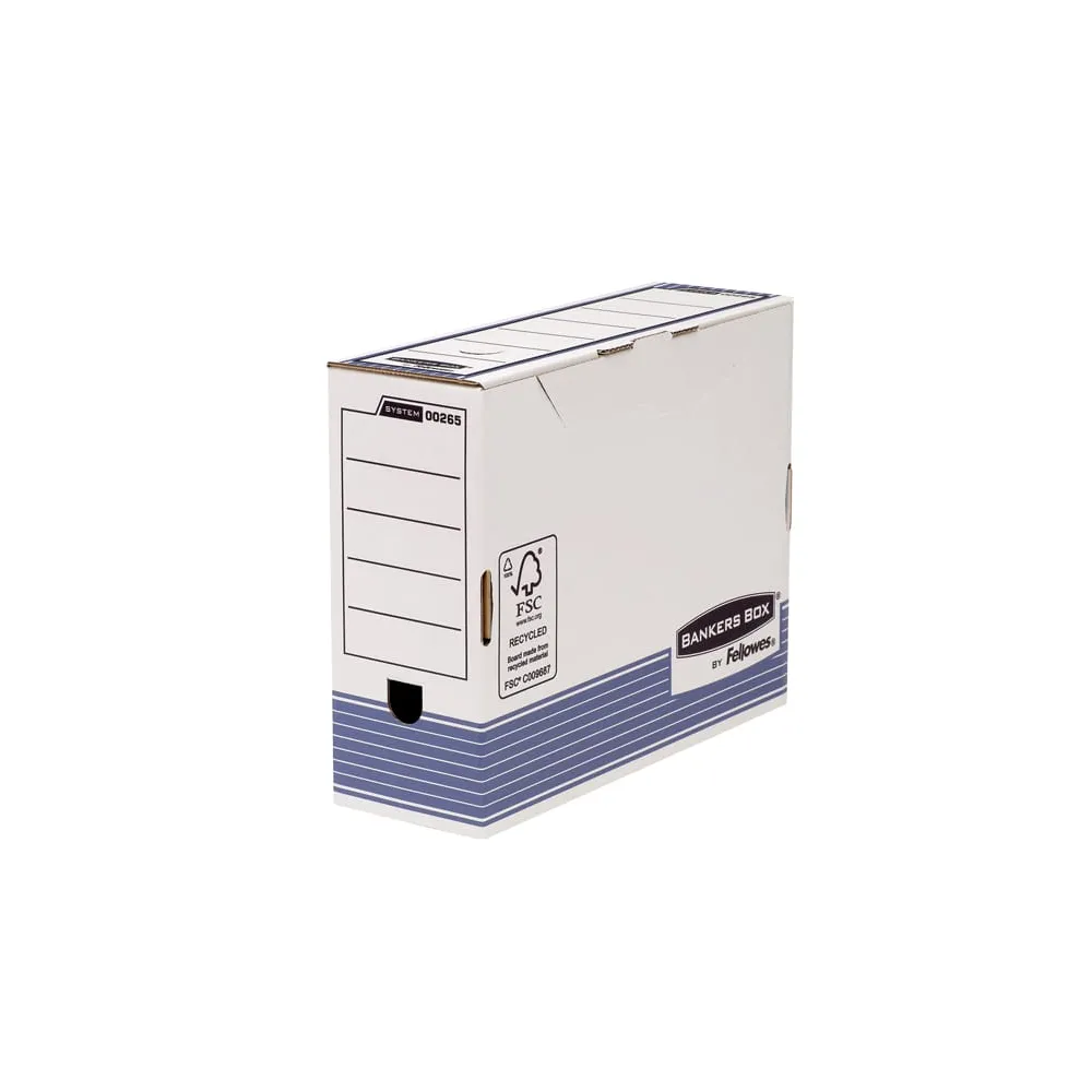 Scatola archivio Bankers Box System - A4 - 26 x 31,5cm - dorso 10 cm - Fellowes