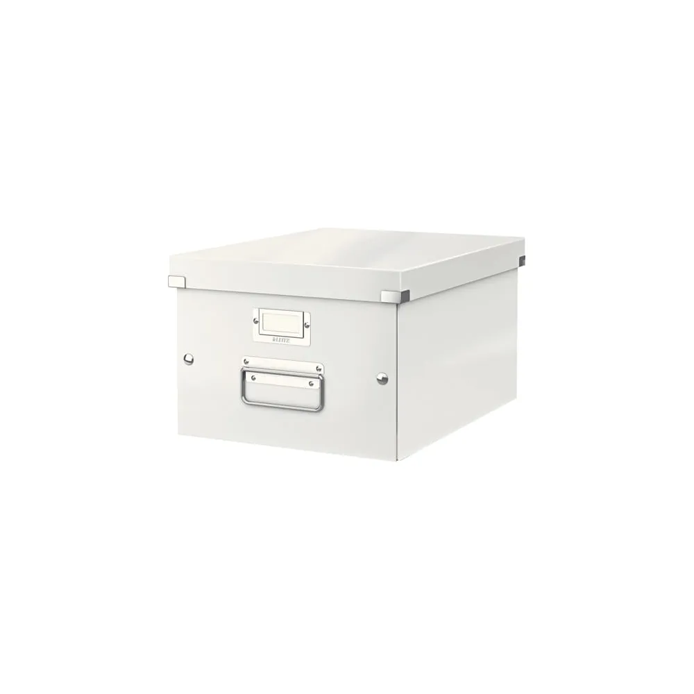 Scatola archivio Click & Store - 28,1 x 20 x 37cm (A4) - bianco - Leitz