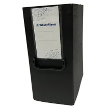 Scatola archivio con maniglia - dorso 20 cm - 25 x 35 cm - nero - Starline