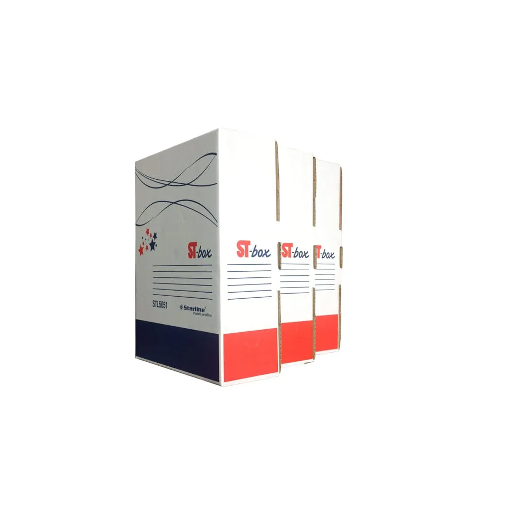 Scatola archivio ST-box - 35,5 x 26 x 9 cm - bianco - Starline
