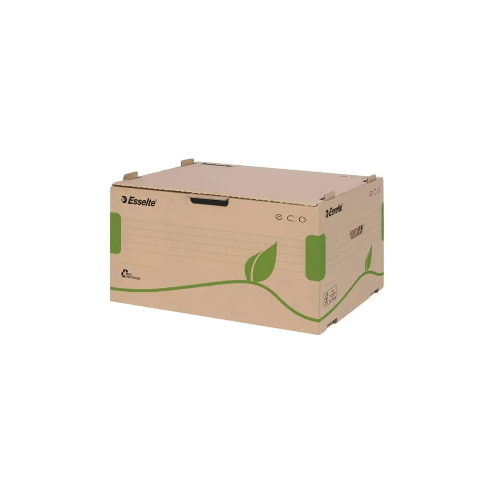 Scatola container EcoBox - 34 x 43,9 x 25,9 cm - apertura laterale - Esselte
