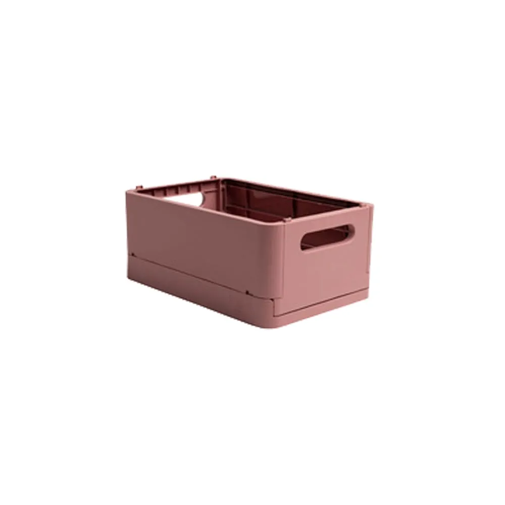 Scatola pieghevole The Smart Case midi Skandi - 27,6 x 18,8 x 12 cm - rosa antico - Exacompta