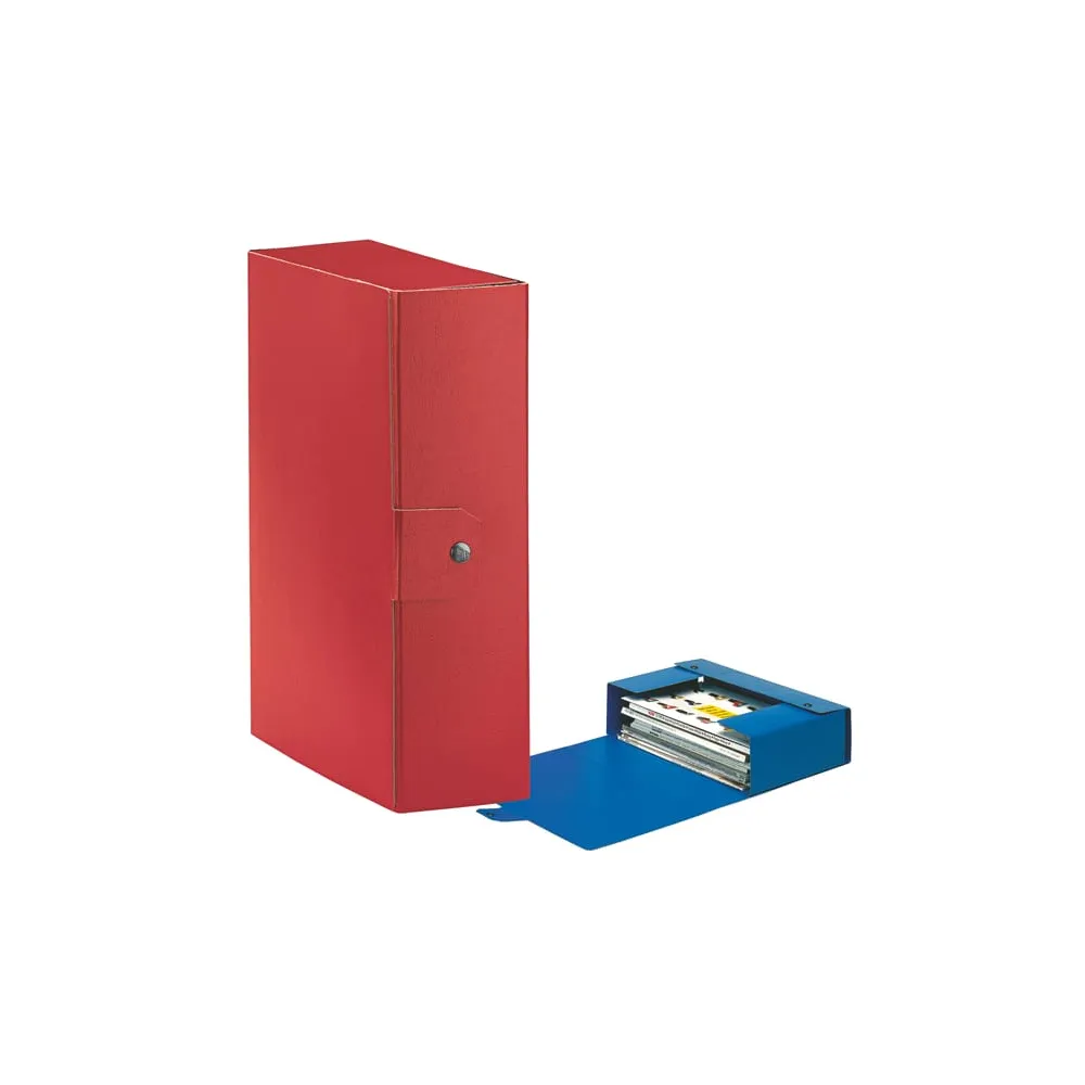 Scatola progetto Eurobox - dorso 10 cm - 25 x 35 cm - rosso - Esselte