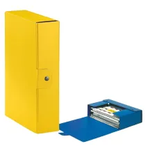 Scatola progetto Eurobox - dorso 8 cm - 25 x 35 cm - giallo - Esselte