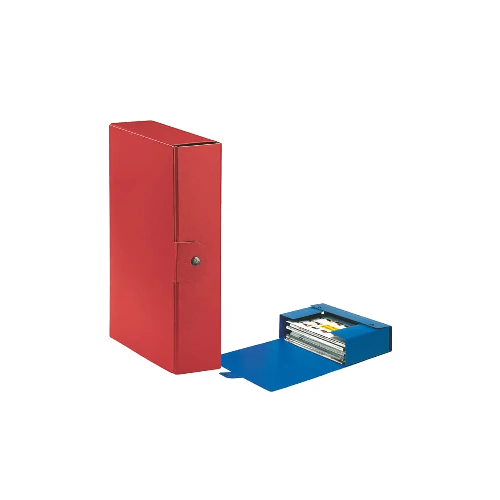 Scatola progetto Eurobox - dorso 8 cm - 25 x 35 cm - rosso - Esselte