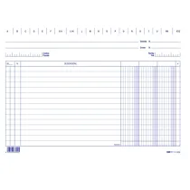 Schede - 3 colonne - 17 x 24 cm orizzontale - Edipro - conf. 100 pezzi