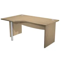 Scrivania AgorÃ  Direction Compact - SX - fianco pannello - L 160 cm - rovere