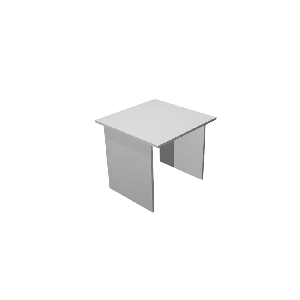 Scrivania Easy - lineare - 80 x 80 x 72 cm - grigio