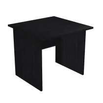 Scrivania Easy - lineare - 80 x 80 x 72 cm - nero venato