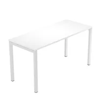 Scrivania Easy Plus - per smartworking - 140 x 60 x 72,5 cm - bianco
